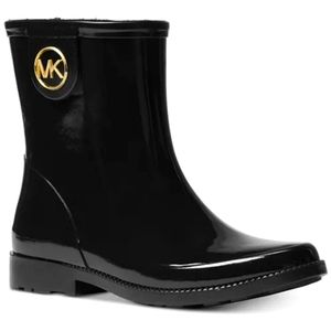Michael Kors Benji Rain Booties Black Size 8